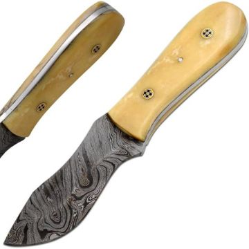 Wild Turkey Handmade Full Tang Real Damascus Hunting Knife